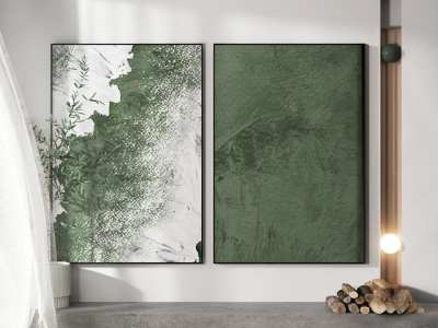 现代装饰画3D模型下载